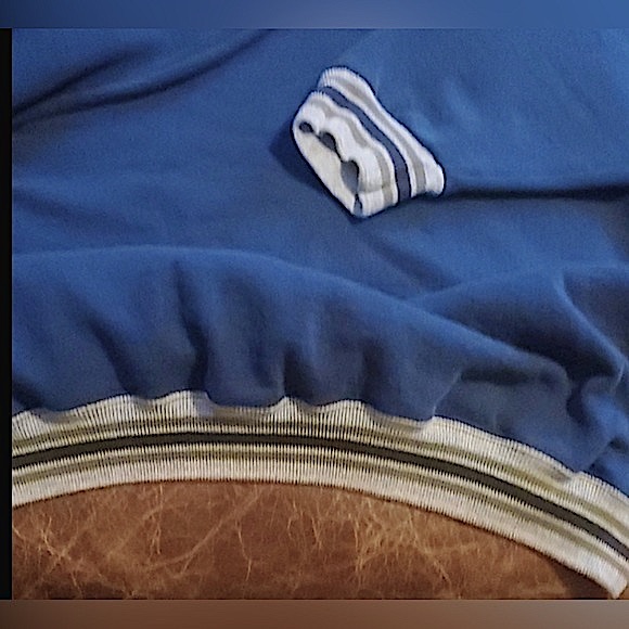 VTG 90’s Wilson Sweatshirt Navy Blue Logo Contrast Pullover: Size XXL - Picture 4 of 4